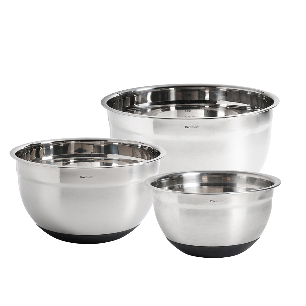 View Stainless Steel Mixing Bowl Set Bakeware by ProCook information