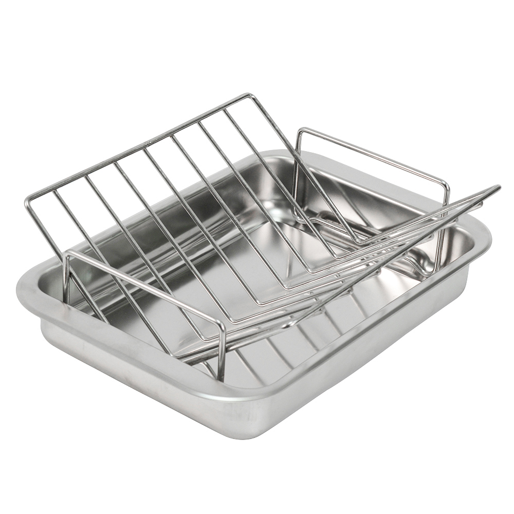 View Stainless Steel Roasting Tin Rack 24 x 36cm Bakeware by Procook information
