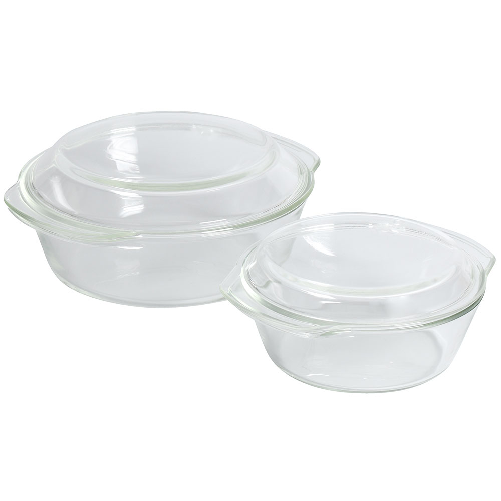 View Glass Casserole Dish Set Cookware by ProCook information