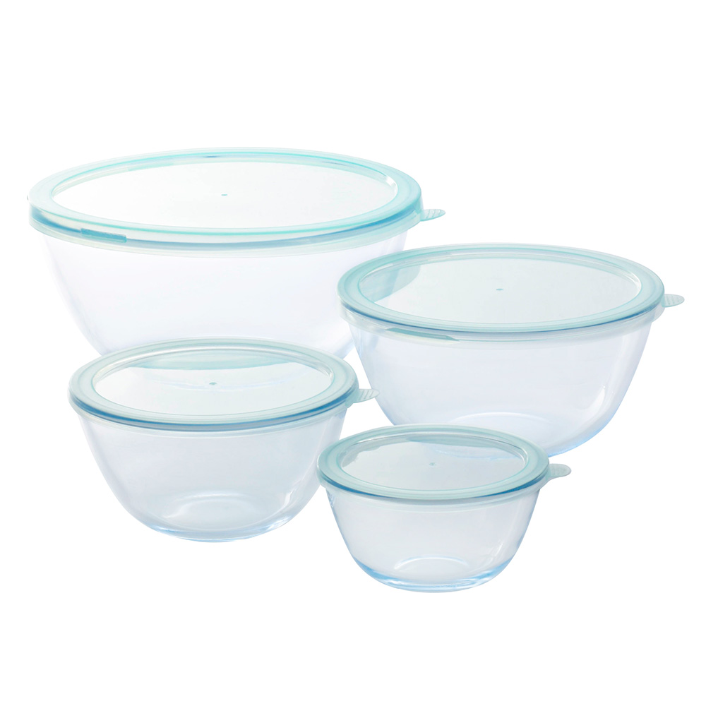 View Set of 4 Glass Mixing Bowls Bakeware by ProCook information