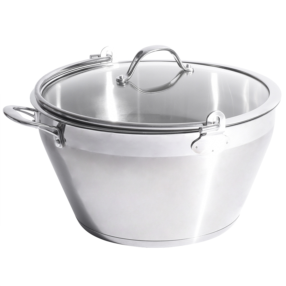 View Stainless Steel Preserving Pan Lid 9L Professional Pans by ProCook information