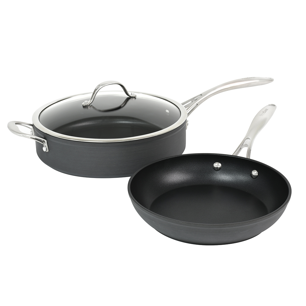 View ProCook Professional Anodised Cookware Saute Frying Pan 2 Piece information