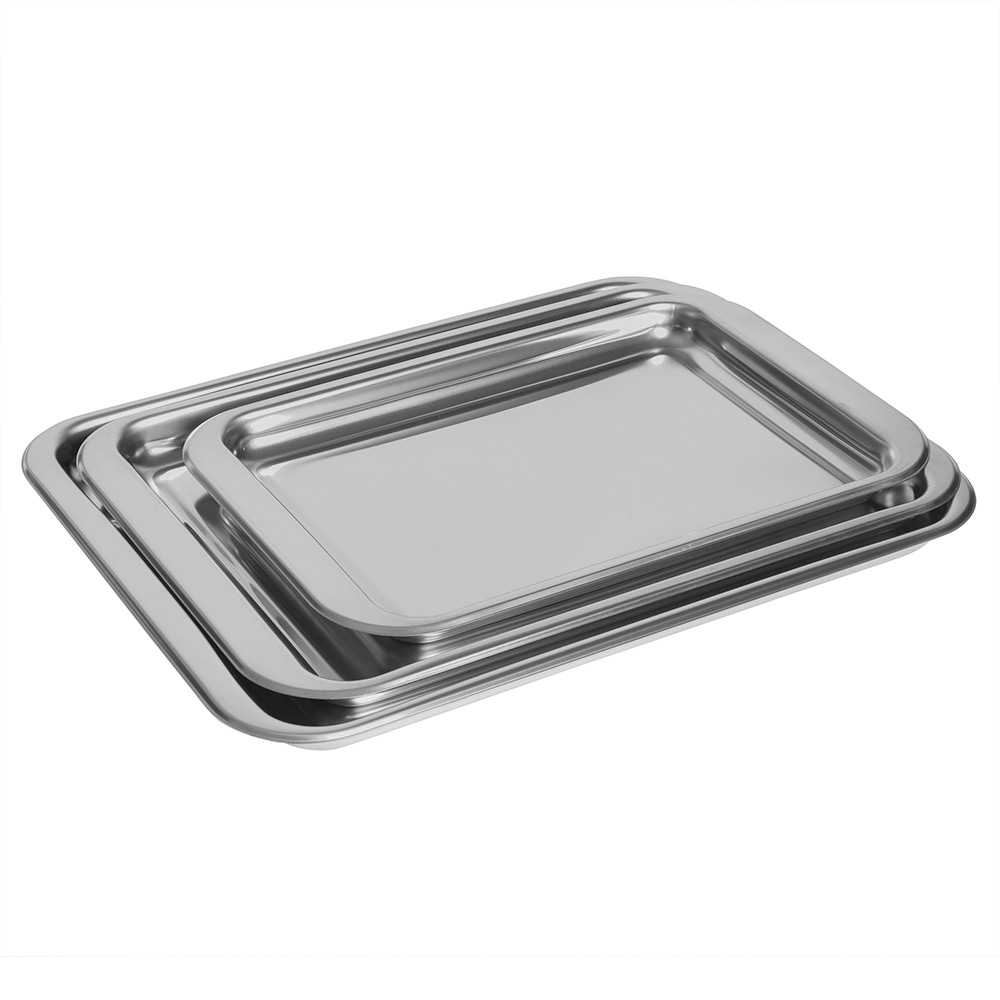View 3 Piece Stainless Steel Baking Tray Set Bakeware by ProCook information