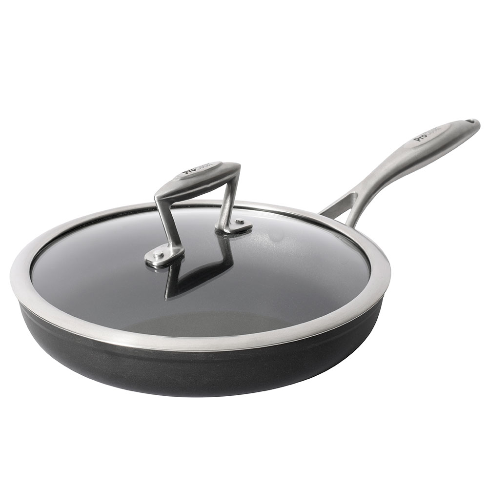 View ProCook Elite Forged Cookware Frying Pan with Lid 26cm information