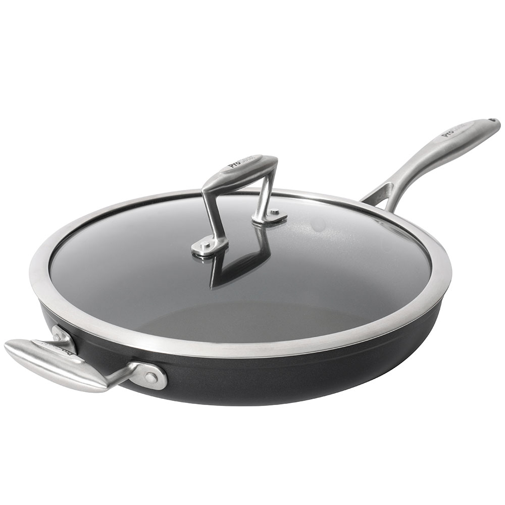 View ProCook Elite Forged Cookware Frying Pan with Lid 30cm information