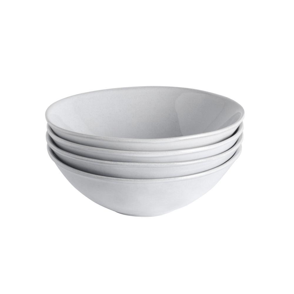View ProCook Malmo Tableware Dove Grey Cereal Bowl Set of 4 19cm information
