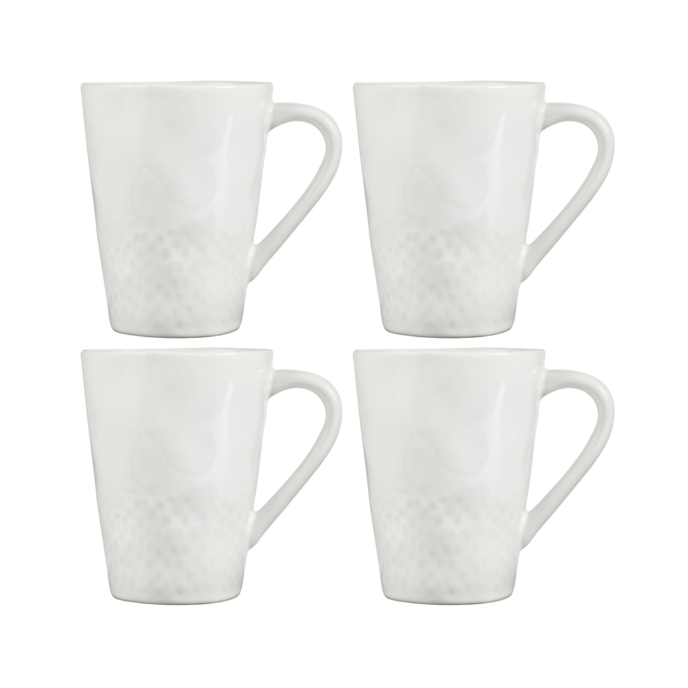 View ProCook Malmo Tableware White Teardrop Mug Set of 4 information