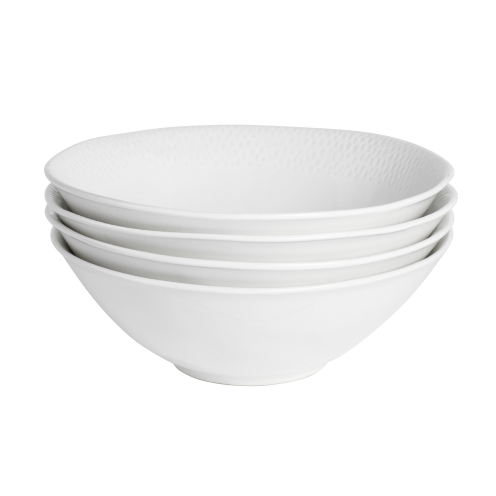 View ProCook Malmo Tableware White Teardrop Bowl Set of 4 24cm information