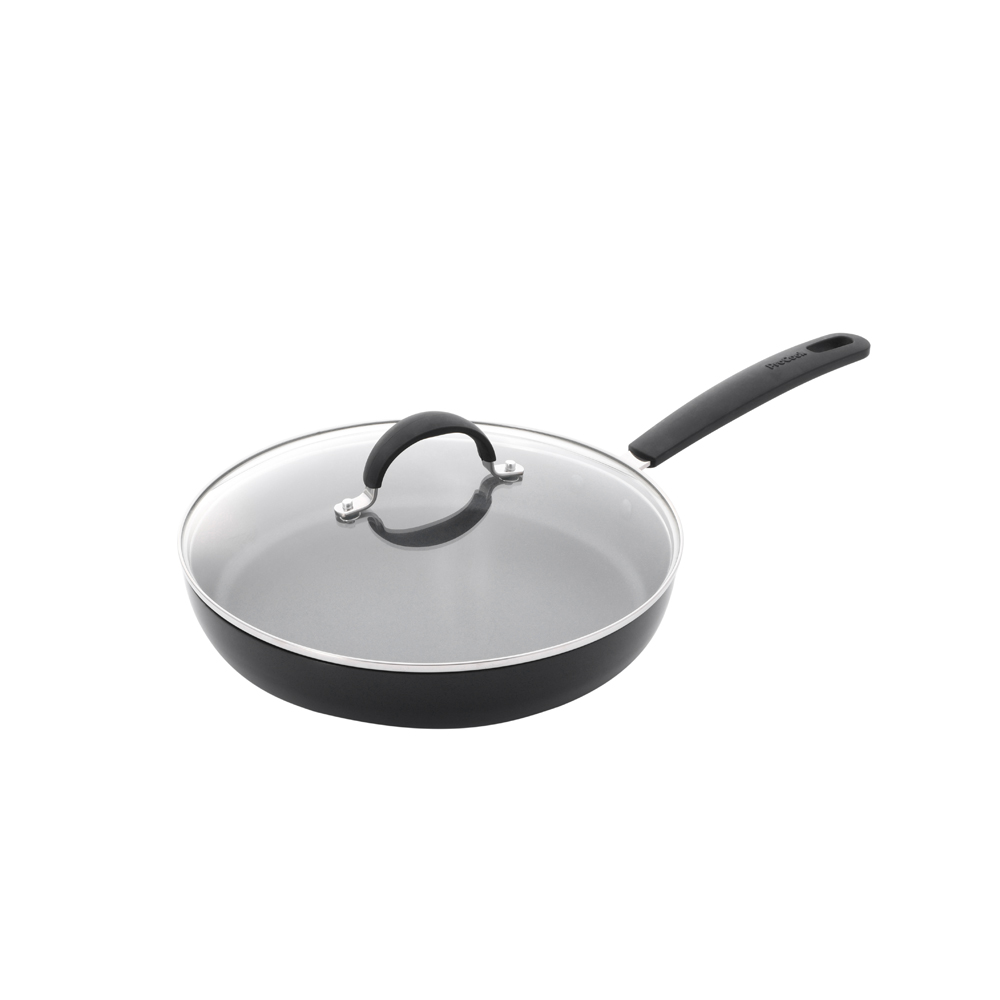 View ProCook Gourmet NonStick Cookware Frying Pan with Lid 28cm information