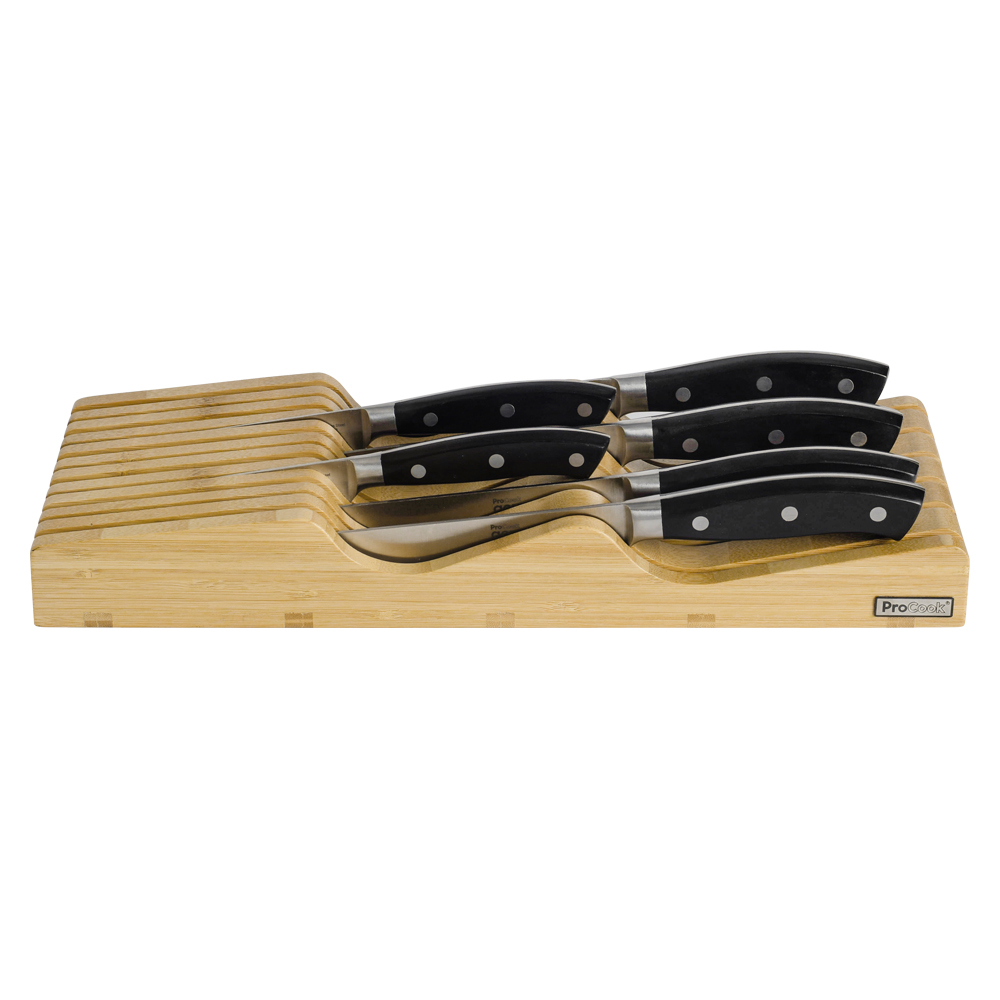 View 6 Piece Knife Set In Drawer Block Gourmet Classic Knives by ProCook information