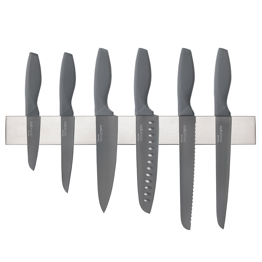 View 6 Piece Titanium Knife Set Rack Designpro Knives by ProCook information