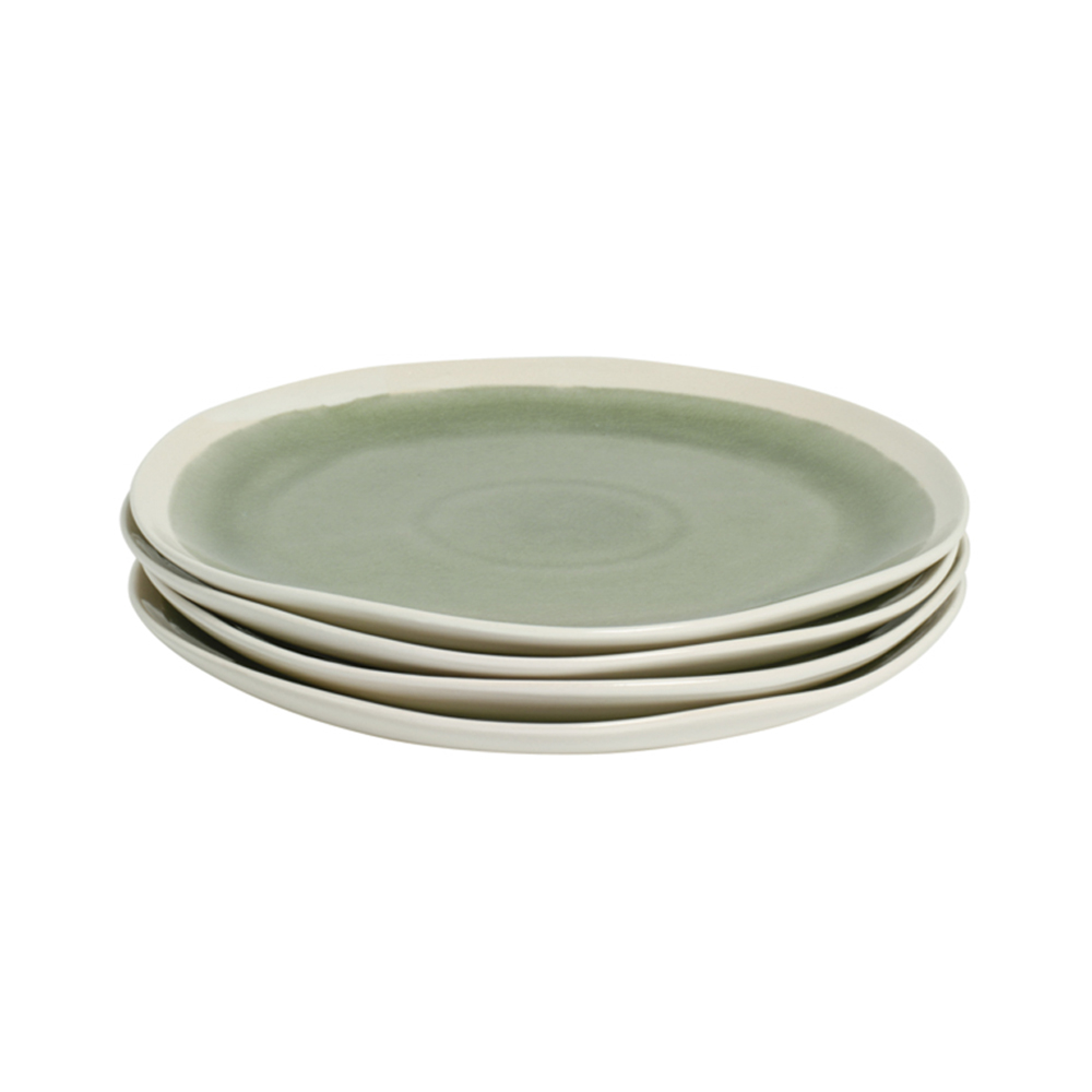 View ProCook Sonoma Tableware Green Stoneware Dinner Plate Set 28cm information