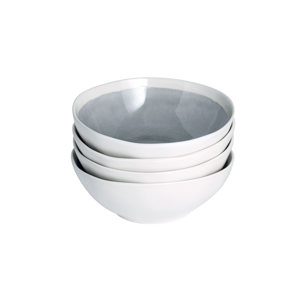 View ProCook Sonoma Tableware Grey Stoneware Cereal Bowl Set 17cm information