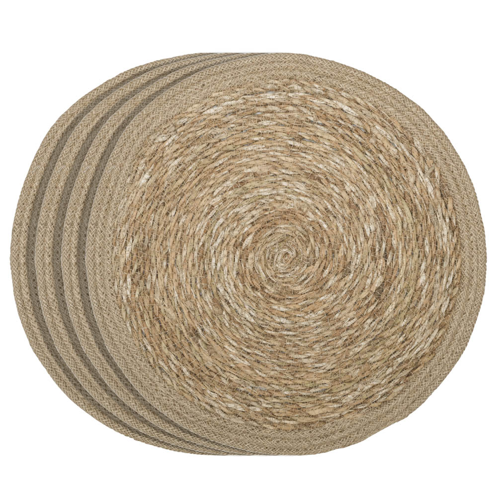 View Jute Placemat Set with Natural Rim Tableware by ProCook information