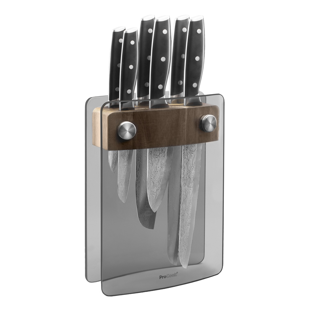View 6 Piece Knife Set Glass Block Elite AUS10 Knives by ProCook information