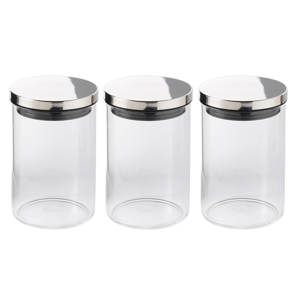 View Large Glass Storage Jar Set Kitchenware by ProCook information